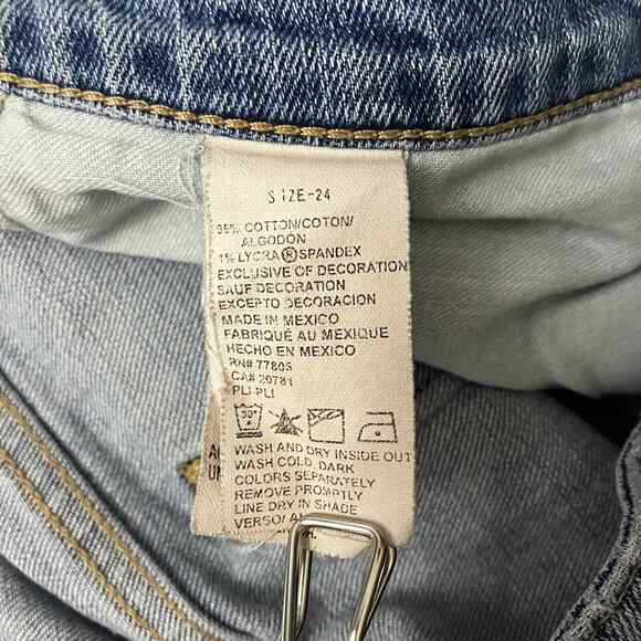 Tommy Hilfiger Womens 24 Hipster Bootcut Jeans Y2K Light Wash - Picture 6 of 7